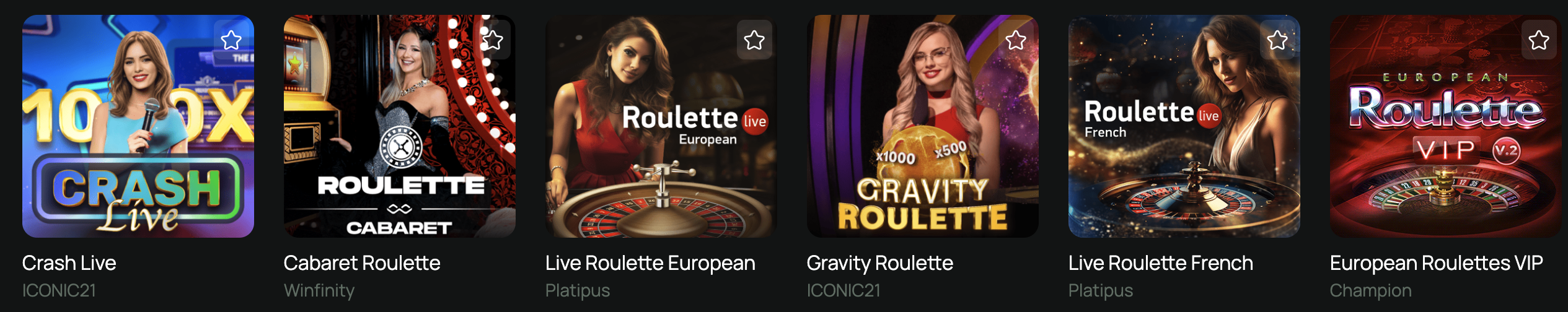 Ritzo Casino Live Casino