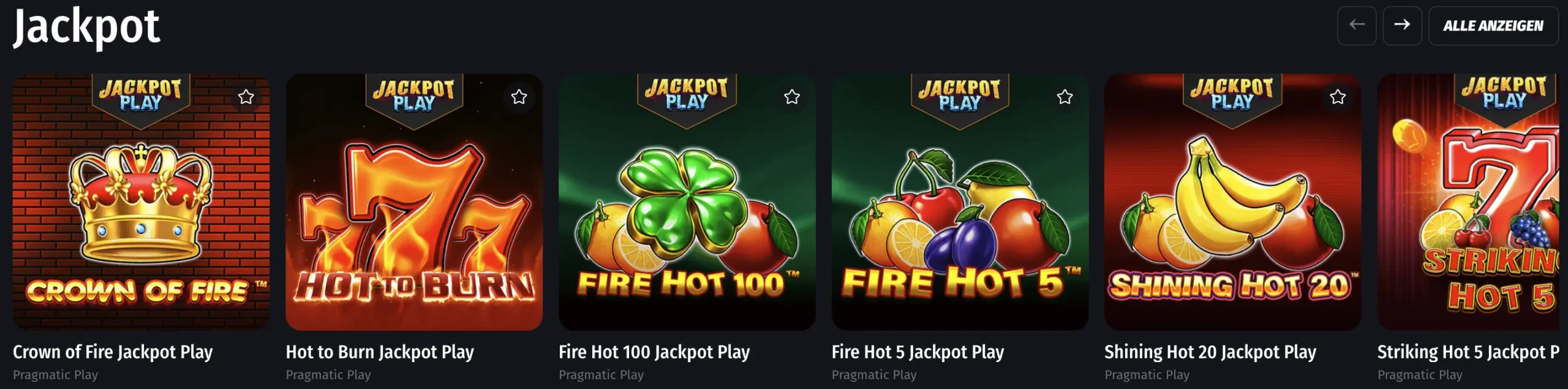 WinShark Casino Jackpot
