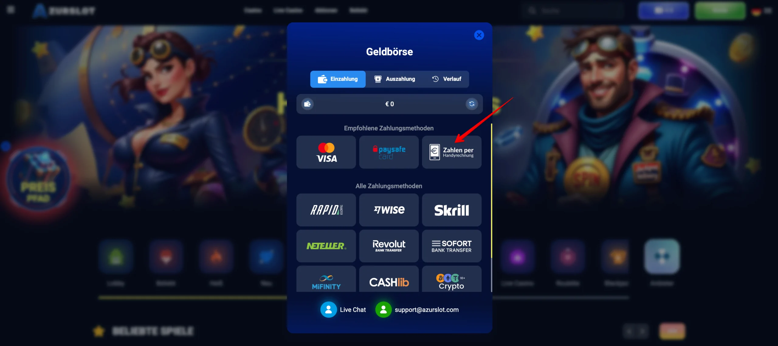 AzurSlot Online Casino